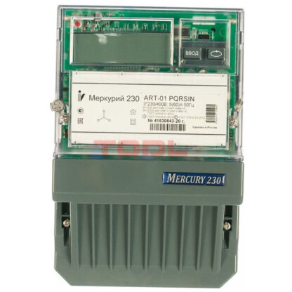 Электросчетчик Меркурий 230 АRT-01 PQRSIN - Магазин электрики TODL в Москве